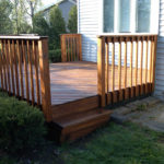 cat-kayu-untuk-Terrace railing