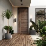 pintu-kayu-dengan-aksen-garis-horizontal homedesigning